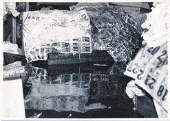 伊勢湾台風で被害を受けた当時の工場