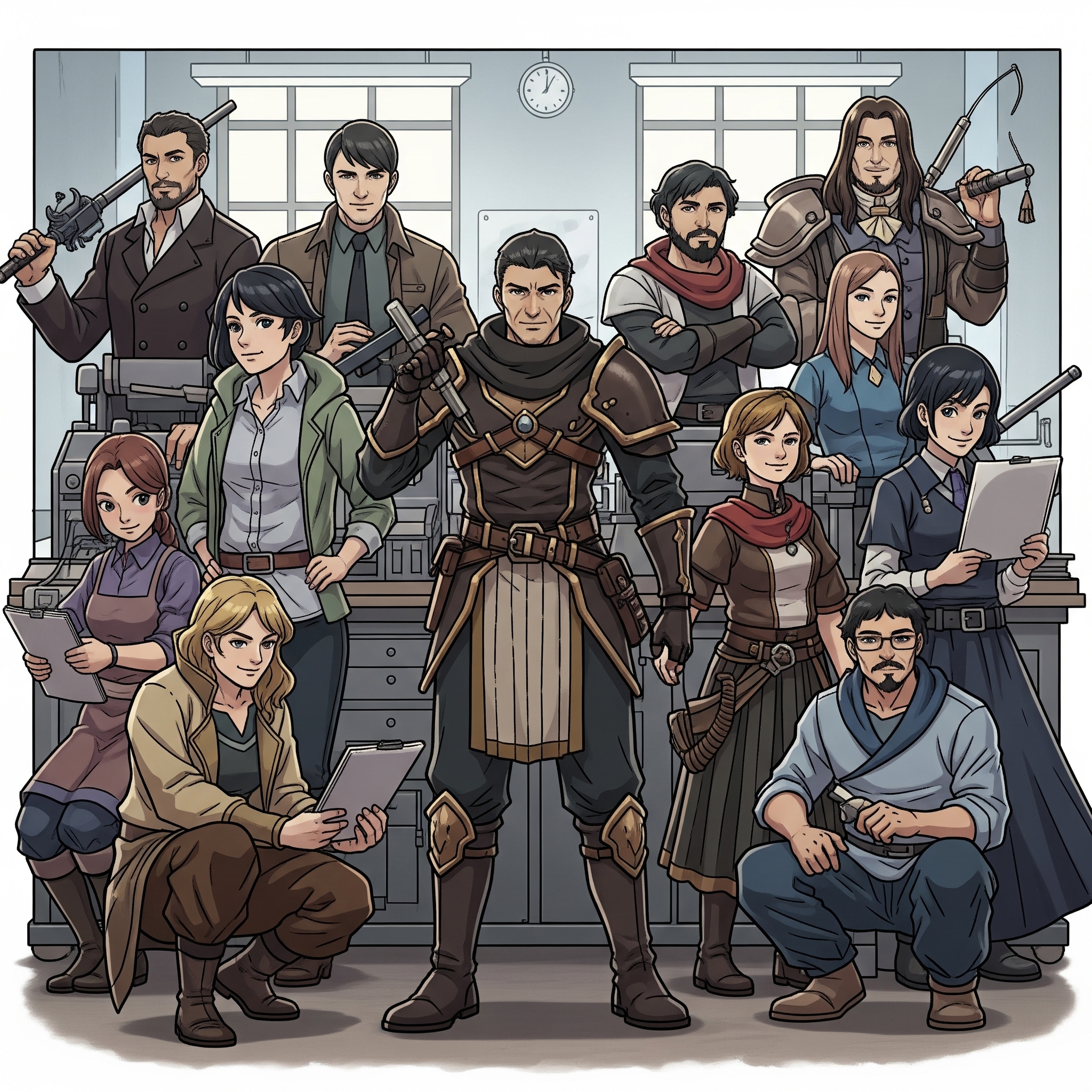 印刷工場に集うクリエイターたち